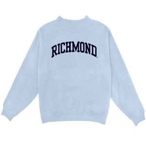 Blue 84 Embroidered Mockneck -  lightblue